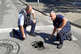 Ongeval door gebrek wegdek